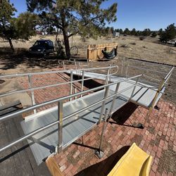 NEED TO SELL; HEAVILY DISCOUNTED: Large Metal Handicap Accessible Home Ramp