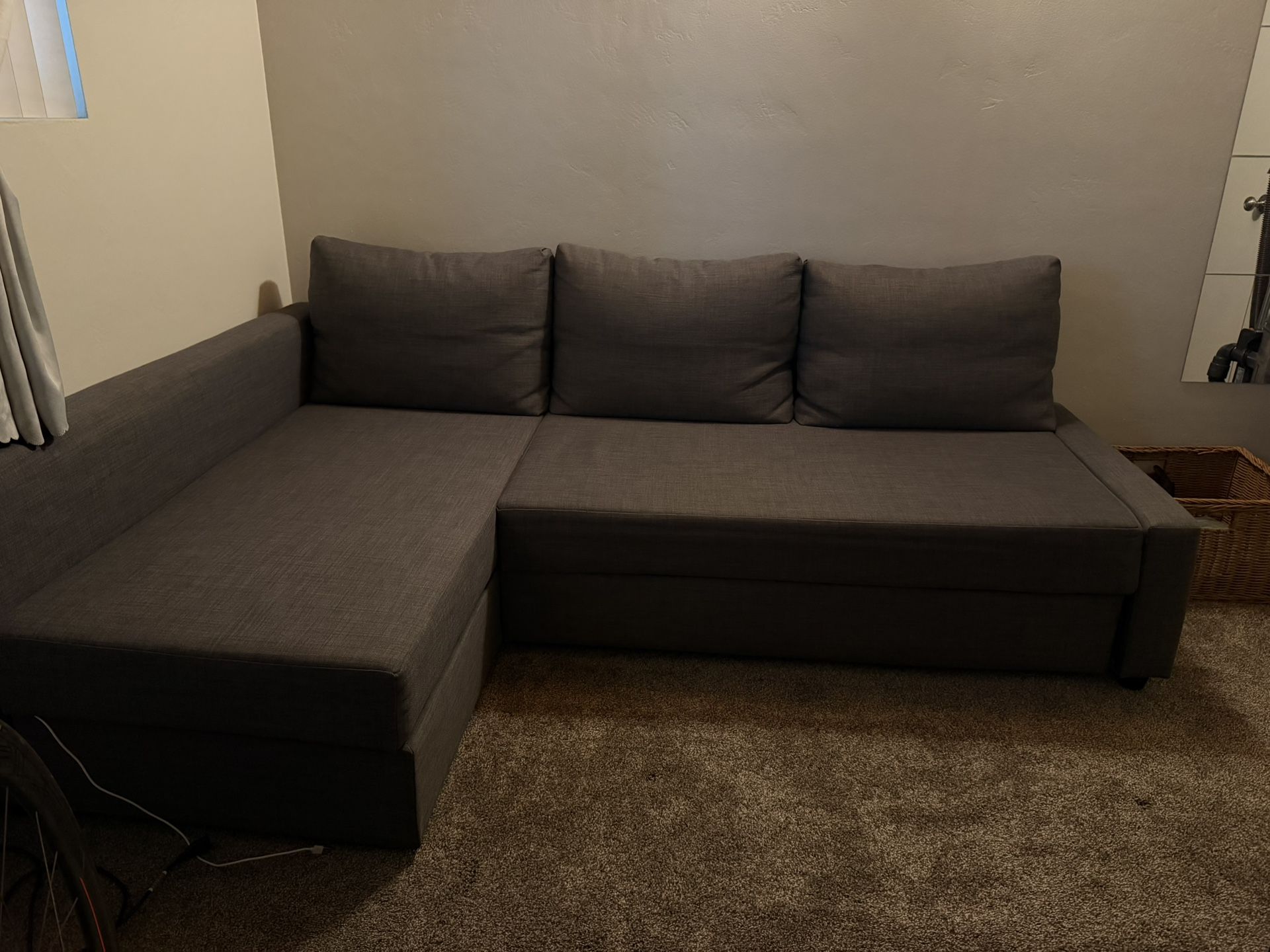 IKEA Friheten Sleeper Sectional With Storage!!