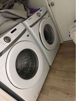 Samsung Front load washer and gas dryer