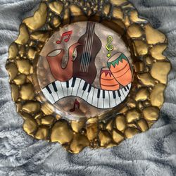 Plato Pintura Original 