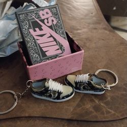 Mini Keychain Luxury Shoes With Mini Box