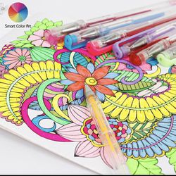 Color Art 140 Colors Gel Pens Set Gel Pen for Adult Coloring Books Drawing Thumbnail