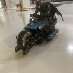 TDK 2008 Christian Bale Batman Batbike Figurine 