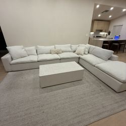 6 Piece Sectional Cloud Couch 