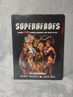 Superheroes Boris Vallejo and Julie Bell Hardcover Book