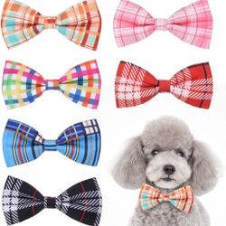 Dog/cat Plaid Bows 