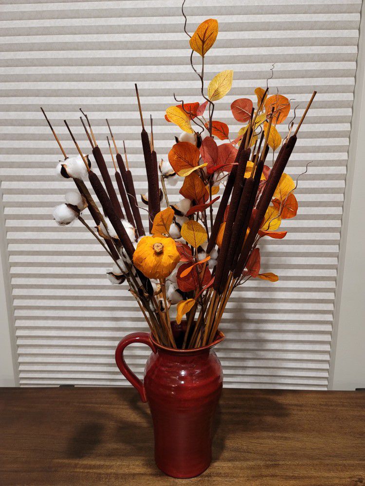Fall vase and willows 