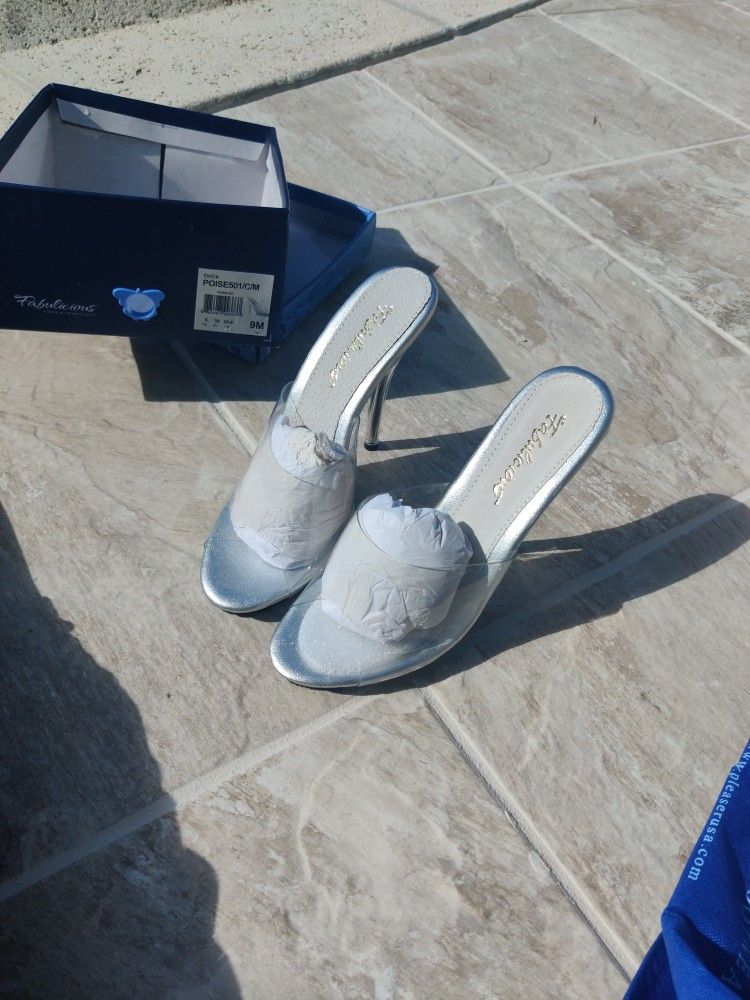 Crystal Clear Heels Pumps