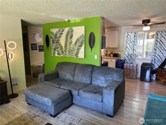 Blue couch