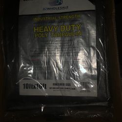 Heavy Duty Gray Tarp 10x10 $11