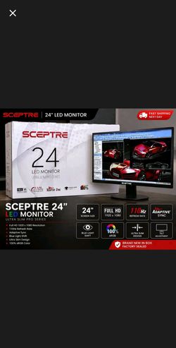 Sceptre Ultra Slim Pro 24in LED