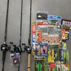 Shimano Daiwa kastking bfs swimbaits rods and reels lures