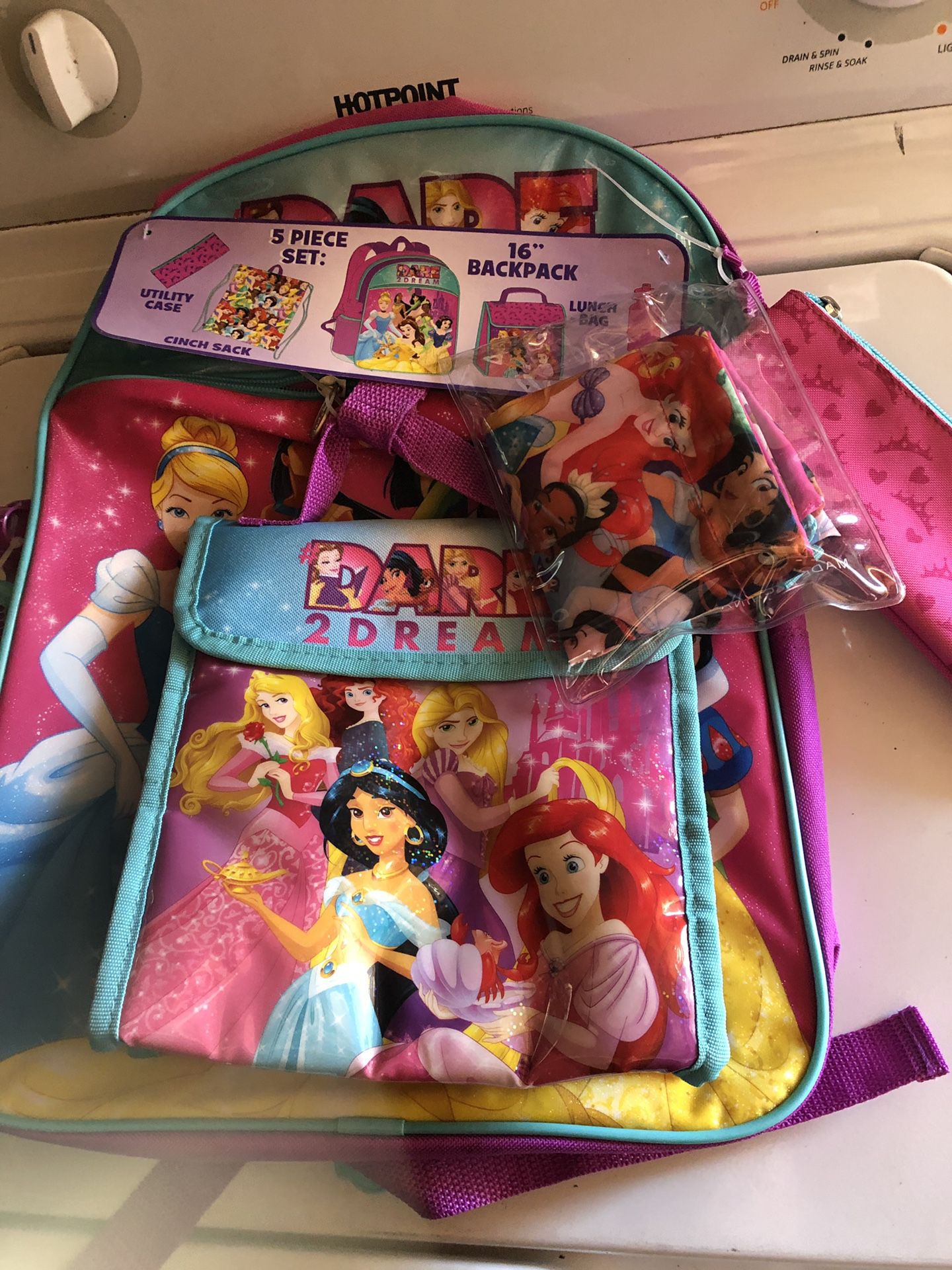 Girls princess backpack 🎒