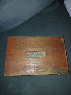 Starrett Vintage Wooden Tool Box