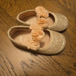 Toddler Girl Glitter Shoes H&M Size 20/21