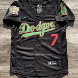 Kids Dodgers Mexico Urias Jersey 