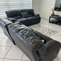 Leather Sofa 