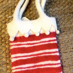 Handmade Pure Wool Felt Christmas Handle Purse