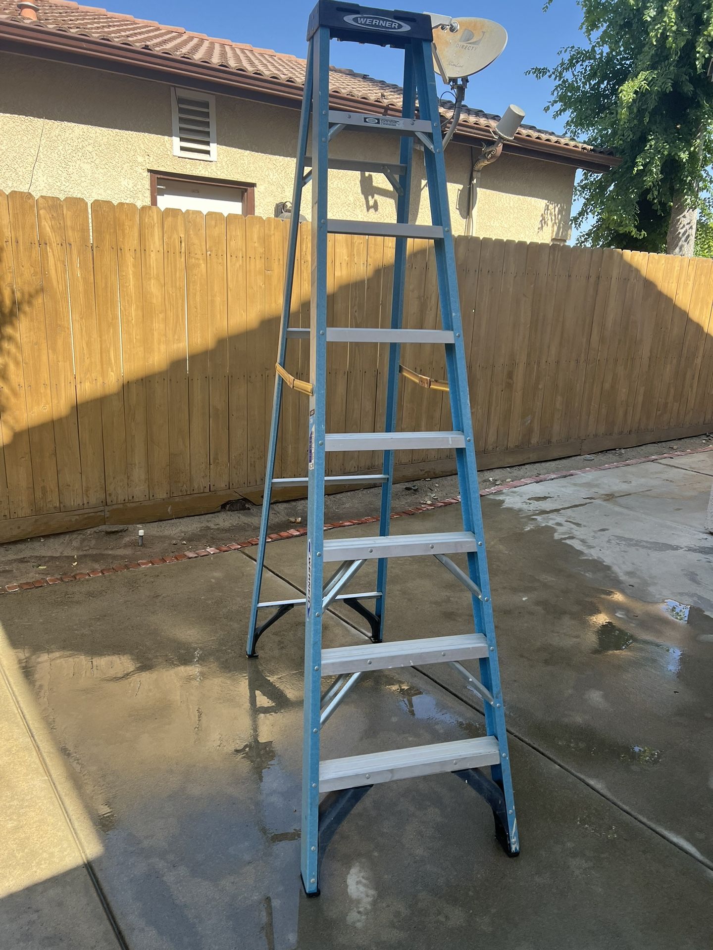 Werner 8FT Fiberglass Ladder