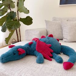 Jellycat Dexter Dragon Stuffed Animal Medium 19 Inch