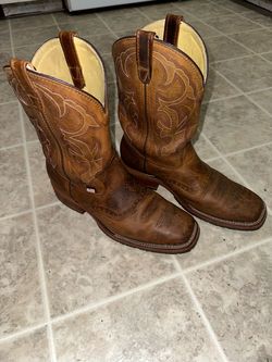 Double‑H Jase Men’s 11D Western Boots USA Leather Square Toe ICE Outsole DH3560