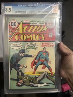 DC Comics Action Comics 444 graded 8.5