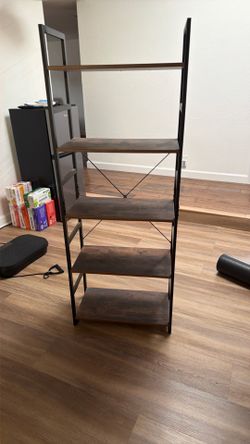 4 Piece Book shelves/desk Side table- Good Condition