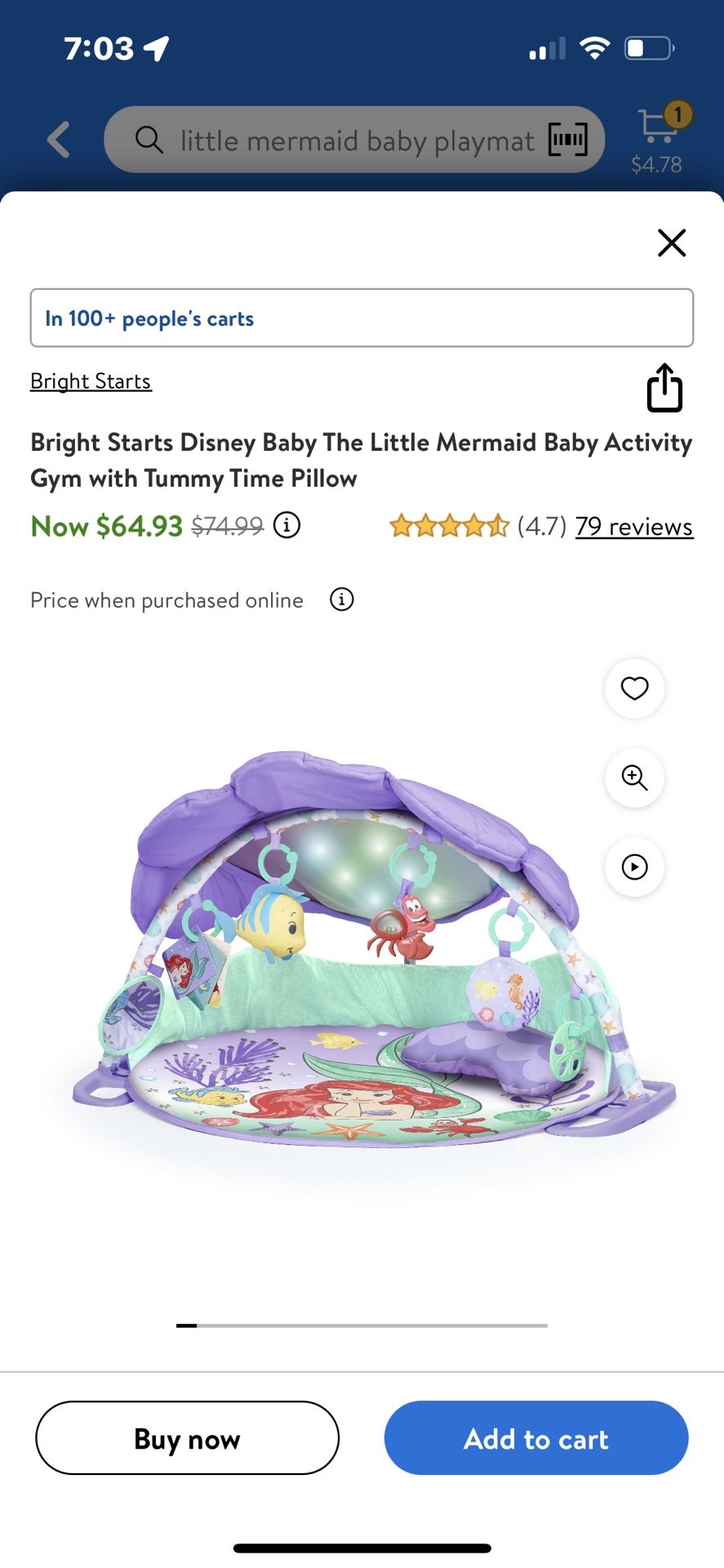 Little Mermaid Playmat