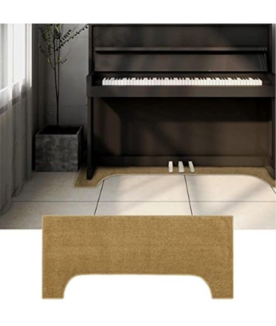 Soundproof Rug for Piano, Upright Piano Carpet Protector Sound Dampening Non-Slip Carpet Acoustic Pads Sound Proof Floor Mat Soundproofing Blankets So