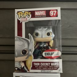 Funko Pop Exclusive Thor (Secret Wars) Thor 97 Jane Foster