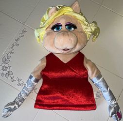 Vintage Toys R Us FAO Miss Piggy Plush Puppet Jim Hensen The Muppets
