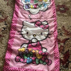 Hello Kitty Sleeping Bag With Zipper 