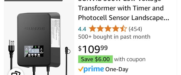 Sunvie Landscape Transformer 300W - NEW