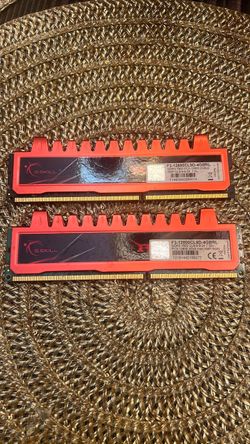 F3-12800CL9D-4GBRL DDR3-1600 CL9-9-9-24 1.50V PC3-12800 2Gx2 Intel XMP ready