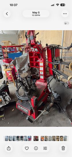 Hunter tc3500 tire machine with all options runs great $1500/best