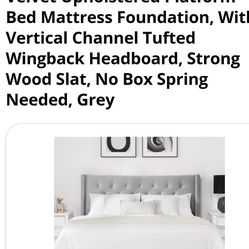 Tuffed Full Bed Frame