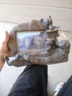 Bear picture frame