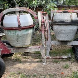 Electric And Gas Cement mixer