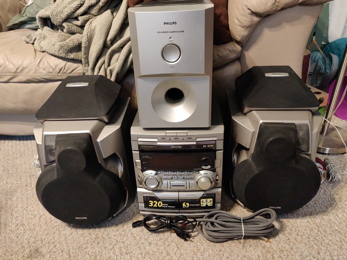 Philips surround sound stereo system