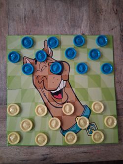 Vintage Antique Scooby Doo Checkers Checkerboard