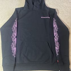 Chrome hearts pink hoodie