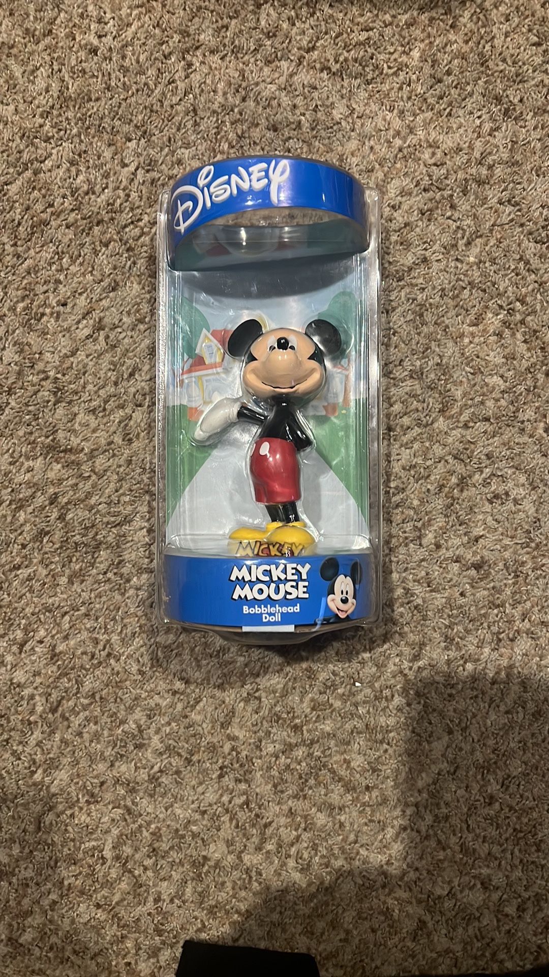 Disney Mickey Mouse Bobblehead Doll Star Base Bobble Dobbles NEW In Box