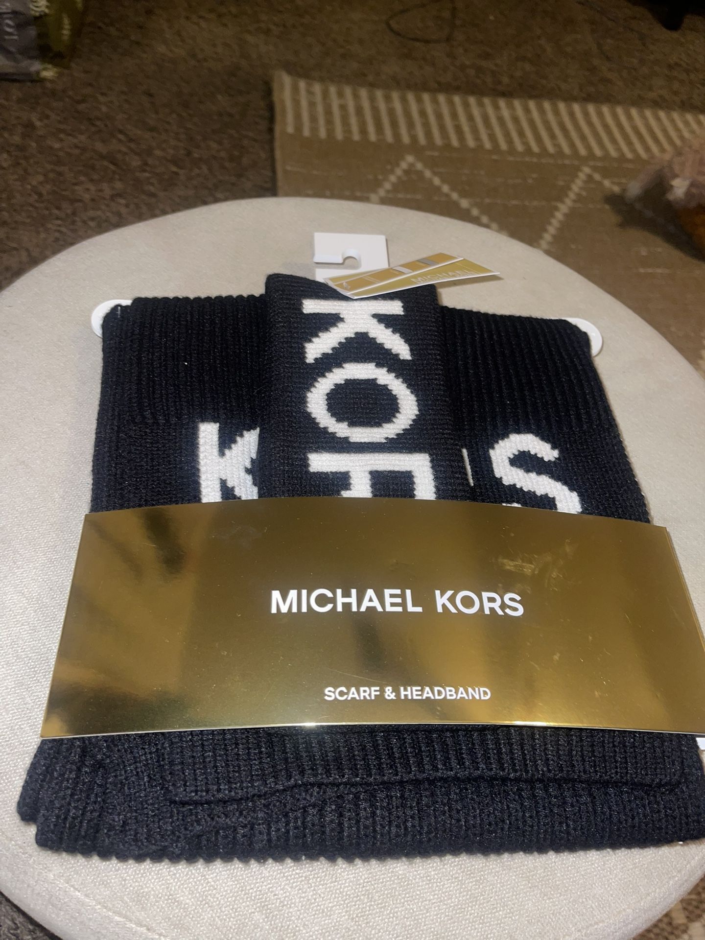 Michael Kors Scarf And Headband Set 