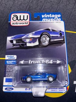 Auto World Vintage Muscle 1:64 1965 Ford GT40 MK1