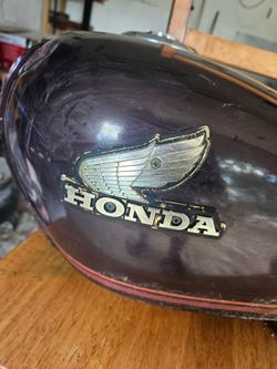Vintage Honda Motorcycle Gas Fuel Tank
