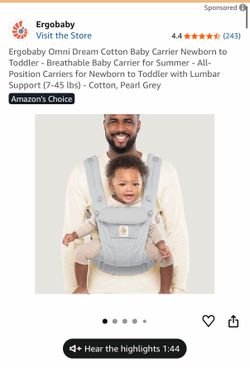 Ergo baby carrier