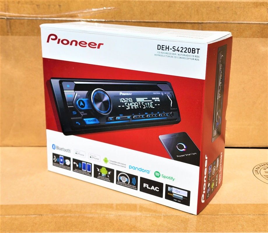 Pioneer CD Receiver Am Fm Radio Bluetooth USB Mp3 Auxiliary DEH-S4220BT 🚨 Payment Options Available 🚨 No Credit Needed 🚨