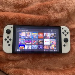 nintendo switch oled with digital games