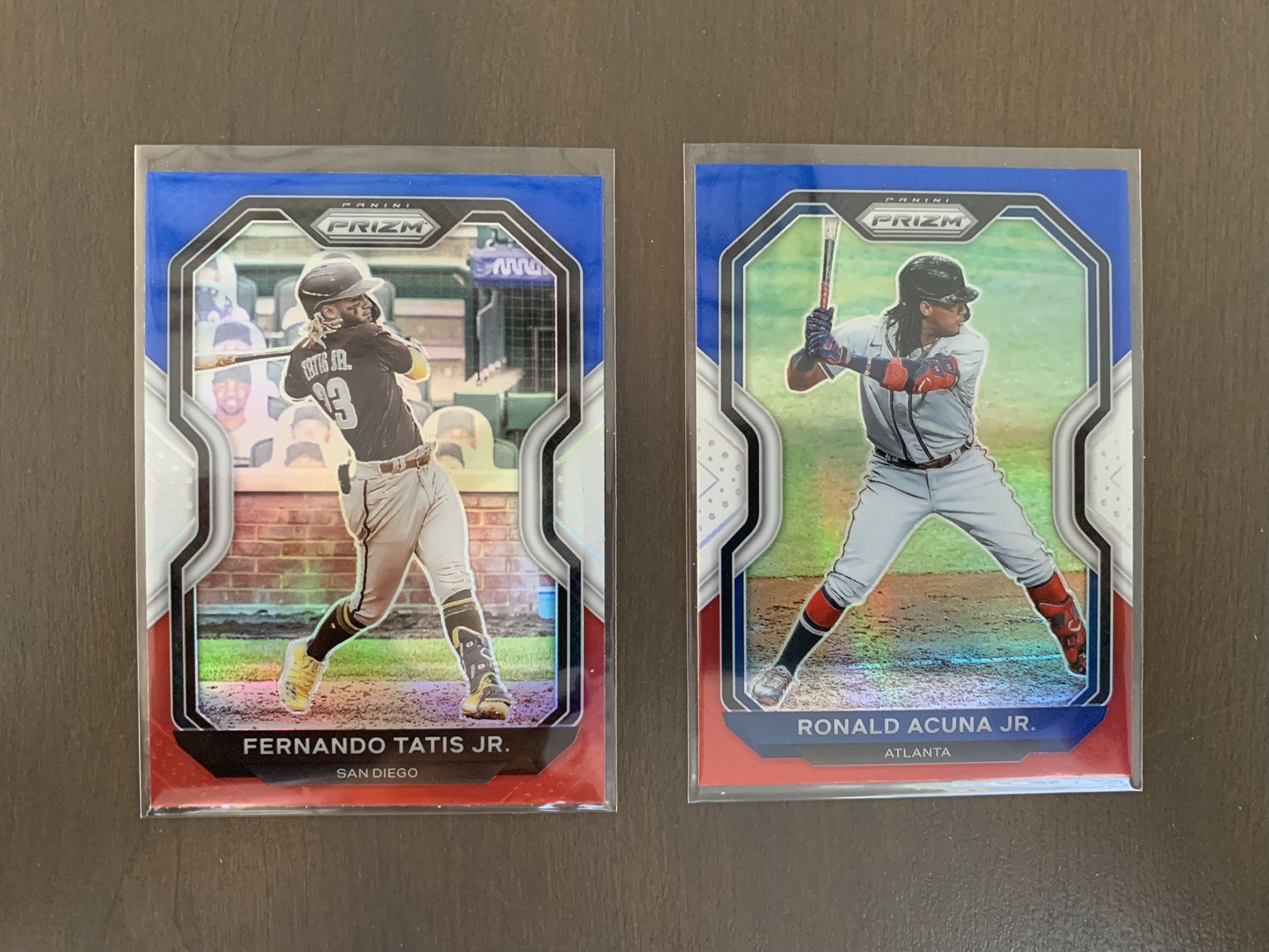 Fernando Tatis Ronald Acuna Prizm (Red White Blue) 2021