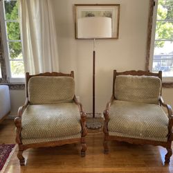 1930s oversized chairs - very comfy!